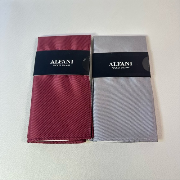 1 NEW/NWT Men’s Alfani Pocket Square Collection - Picture 1 of 2